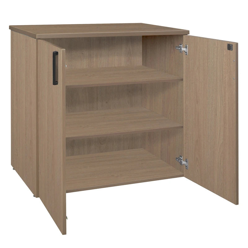 Armadietto portaoggetti con serratura alto 89 cm con ripiani regolabili – 89L x 61P