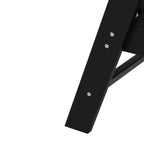 WestinTrends 5 Piece Outdoor Patio Dining Round Table and Curved Back Armchair Set