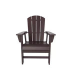 WestinTrends 5 Piece Outdoor Patio Dining Round Table and Curved Back Armchair Set