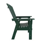 WestinTrends 5 Piece Outdoor Patio Dining Round Table and Curved Back Armchair Set