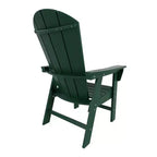 WestinTrends 5 Piece Outdoor Patio Dining Round Table and Curved Back Armchair Set
