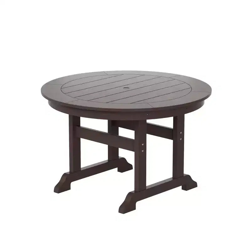 Ensemble de 5 pièces pour salle à manger d'extérieur WestinTrends : table ronde et chaises modernes avec accoudoirs