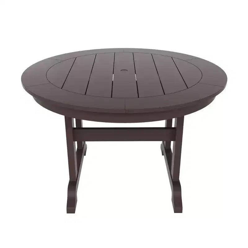 Ensemble de 5 pièces pour salle à manger d'extérieur WestinTrends : table ronde et chaises modernes avec accoudoirs