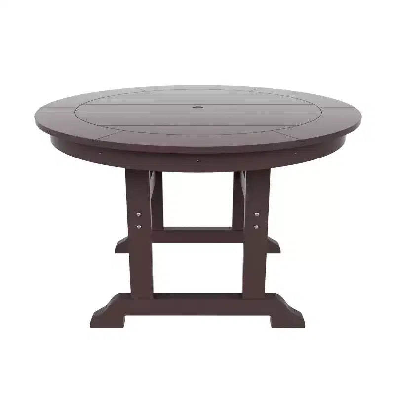 Ensemble de 5 pièces pour salle à manger d'extérieur WestinTrends : table ronde et chaises modernes avec accoudoirs