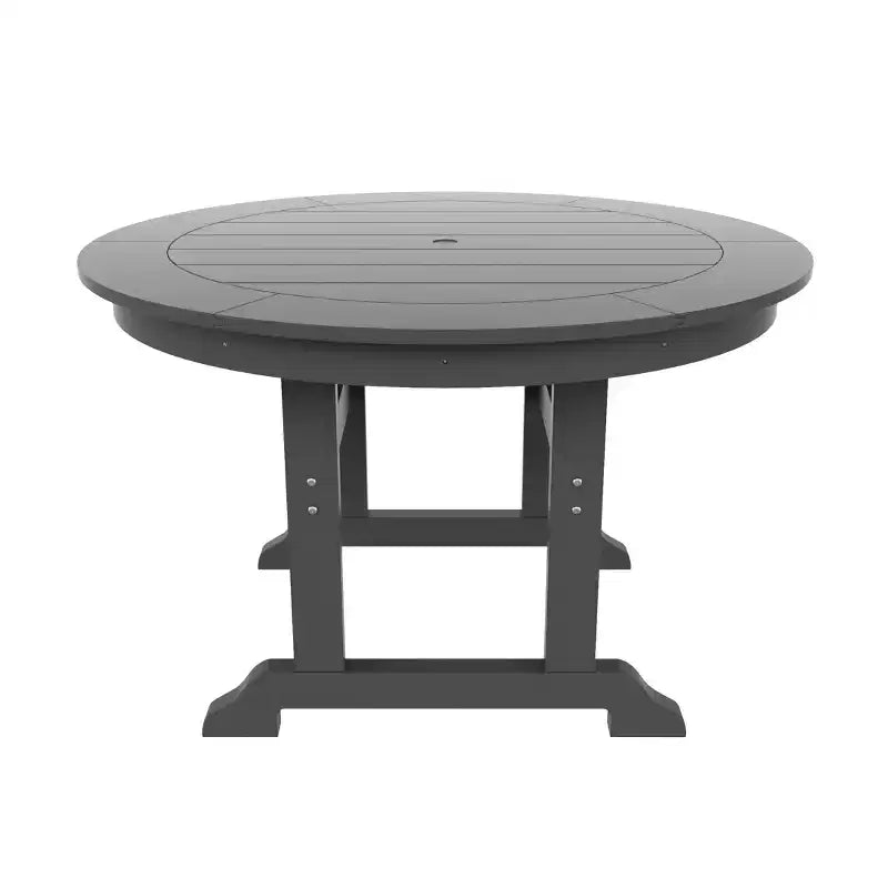 Ensemble de 5 pièces pour salle à manger d'extérieur WestinTrends : table ronde et chaises modernes avec accoudoirs