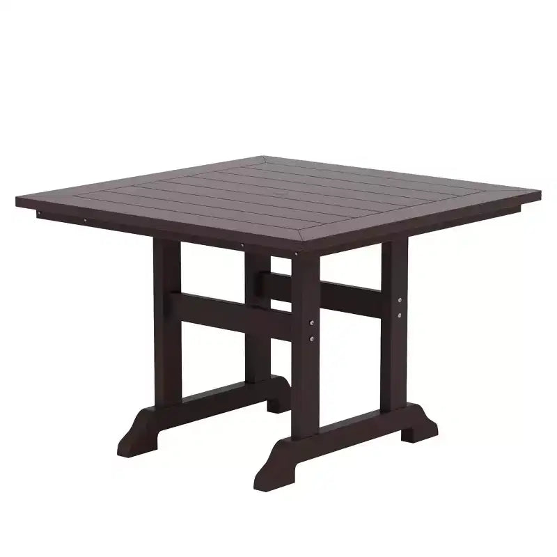 WestinTrends 5 Piece Outdoor Patio Dining Set Outdoor Square Table and Chair Set