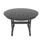 Ensemble de 5 pièces WestinTrends : Table de salle à manger ronde et fauteuils coquille pour extérieur