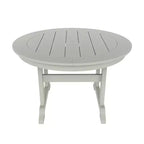 Ensemble de 5 pièces WestinTrends : Table de salle à manger ronde et fauteuils coquille pour extérieur