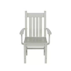 WestinTrends 5 Piece Outdoor Patio Dining Set Outdoor Square Table and Armchair Set