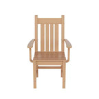 WestinTrends 5 Piece Outdoor Patio Dining Set Outdoor Square Table and Armchair Set