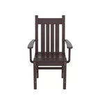 WestinTrends 5 Piece Outdoor Patio Dining Set Outdoor Square Table and Armchair Set