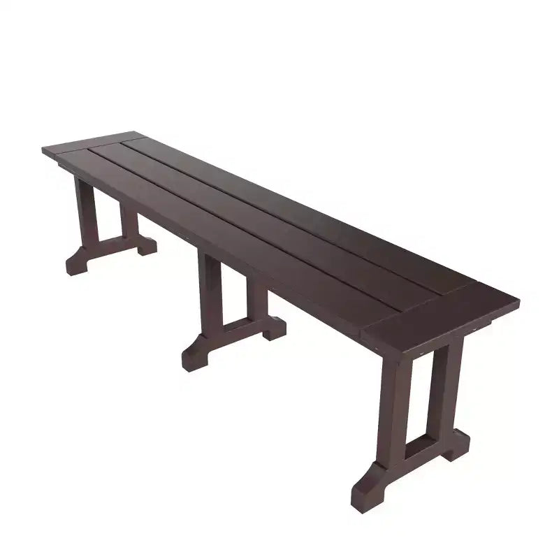 WestinTrends 6 Piece Outdoor Patio Dining Set Outdoor Table and Bench Chair Set