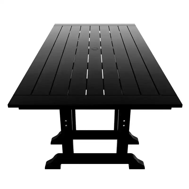 WestinTrends 6 Piece Outdoor Patio Dining Set Outdoor Table and Bench Chair Set