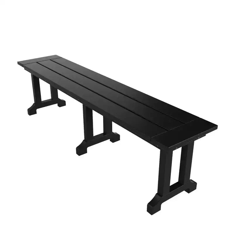 WestinTrends 6 Piece Outdoor Patio Dining Set Outdoor Table and Bench Chair Set