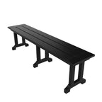 WestinTrends 6 Piece Outdoor Patio Dining Set Outdoor Table and Bench Chair Set