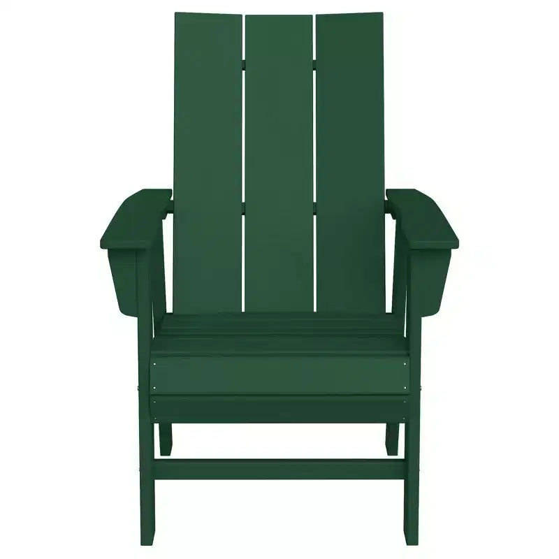 WestinTrends 5 Piece Outdoor Patio Dining Square Table and Modern Armchair Set