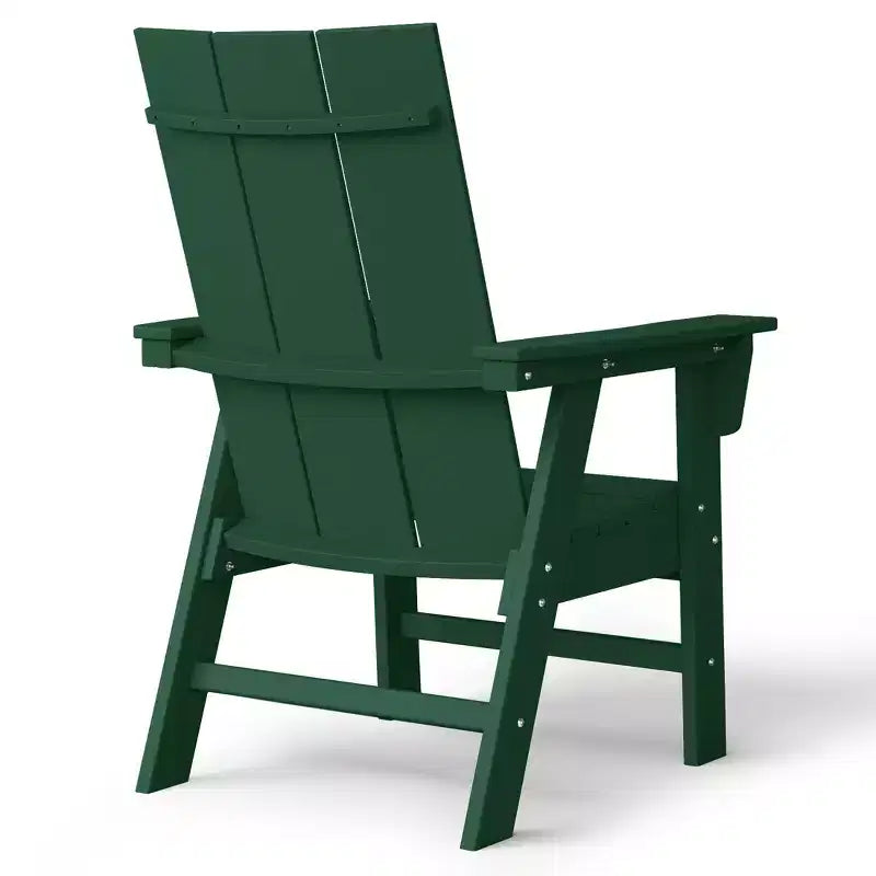 WestinTrends 5 Piece Outdoor Patio Dining Square Table and Modern Armchair Set