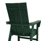 WestinTrends 5 Piece Outdoor Patio Dining Square Table and Modern Armchair Set