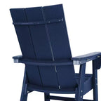 WestinTrends 5 Piece Outdoor Patio Dining Square Table and Modern Armchair Set