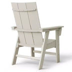 WestinTrends 5 Piece Outdoor Patio Dining Square Table and Modern Armchair Set