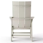 WestinTrends 5 Piece Outdoor Patio Dining Square Table and Modern Armchair Set