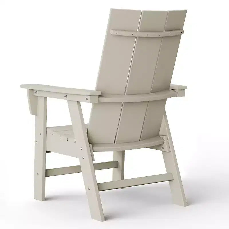 WestinTrends 5 Piece Outdoor Patio Dining Square Table and Modern Armchair Set