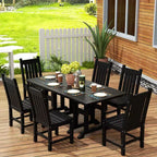 WestinTrends Ensemble de 7 pièces de salle à manger d'extérieur, table et chaises de patio