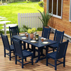 WestinTrends Ensemble de 7 pièces de salle à manger d'extérieur, table et chaises de patio