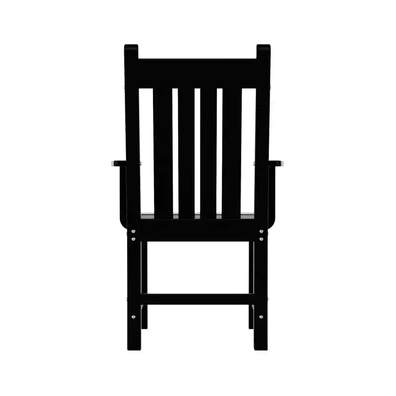 WestinTrends Malibu 7 Piece Outdoor Patio Dining Set Outdoor Dining Table with Dining Chair, Black