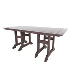 WestinTrends Malibu Ensemble de salle à manger d'extérieur 7 pièces Table à manger avec chaise de salle à manger, Marron foncé