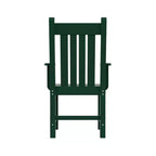 WestinTrends Malibu Ensemble repas d'extérieur 7 pièces Table de salle à manger avec chaise de salle à manger, vert foncé
