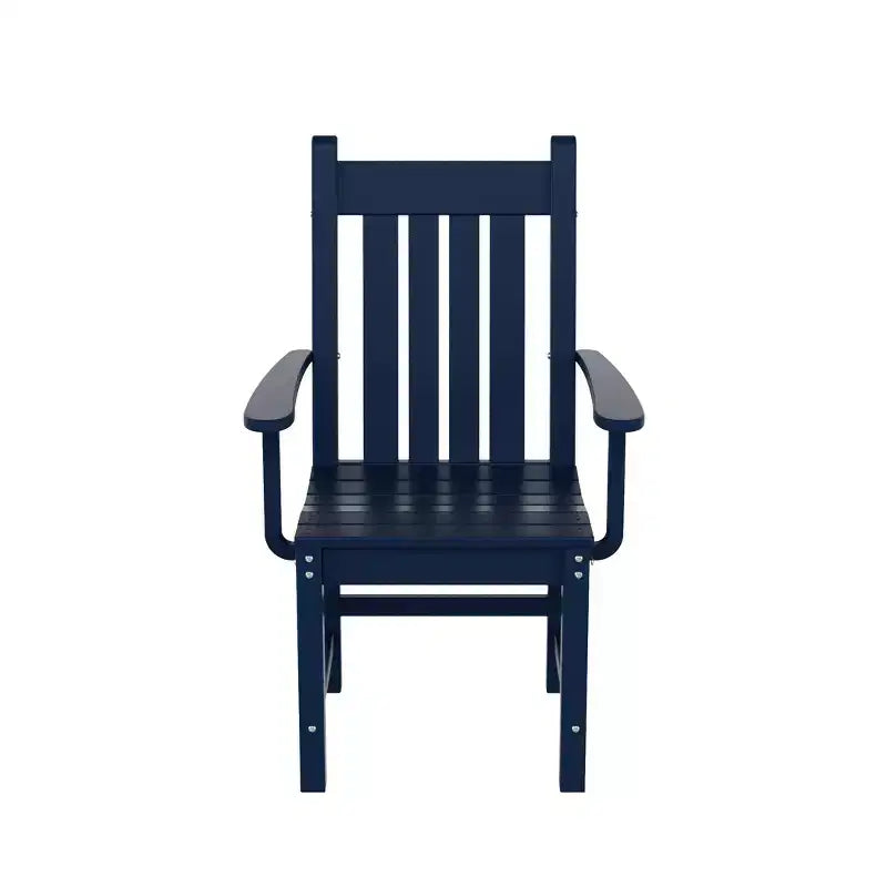 Ensemble de salle à manger d'extérieur 7 pièces Malibu de WestinTrends avec table et chaises de salle à manger, bleu marine