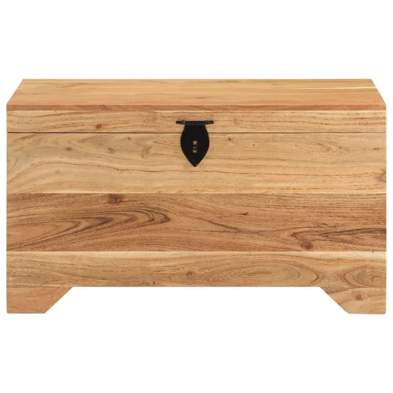 Cassapanca in Legno Massello di Acacia – 73 x 39 x 41 cm