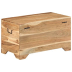 Cassapanca in Legno Massello di Acacia – 73 x 39 x 41 cm