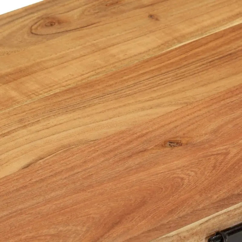 Cassapanca in Legno Massello di Acacia – 73 x 39 x 41 cm