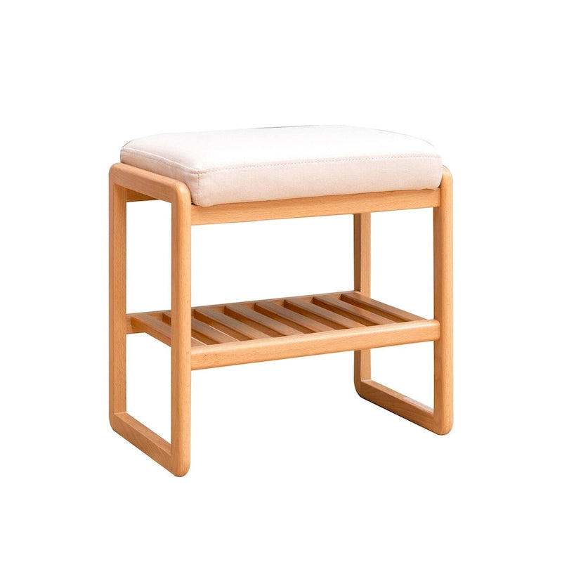 Scarpiera in legno, organizer con cuscino in spugna ad alta resilienza
