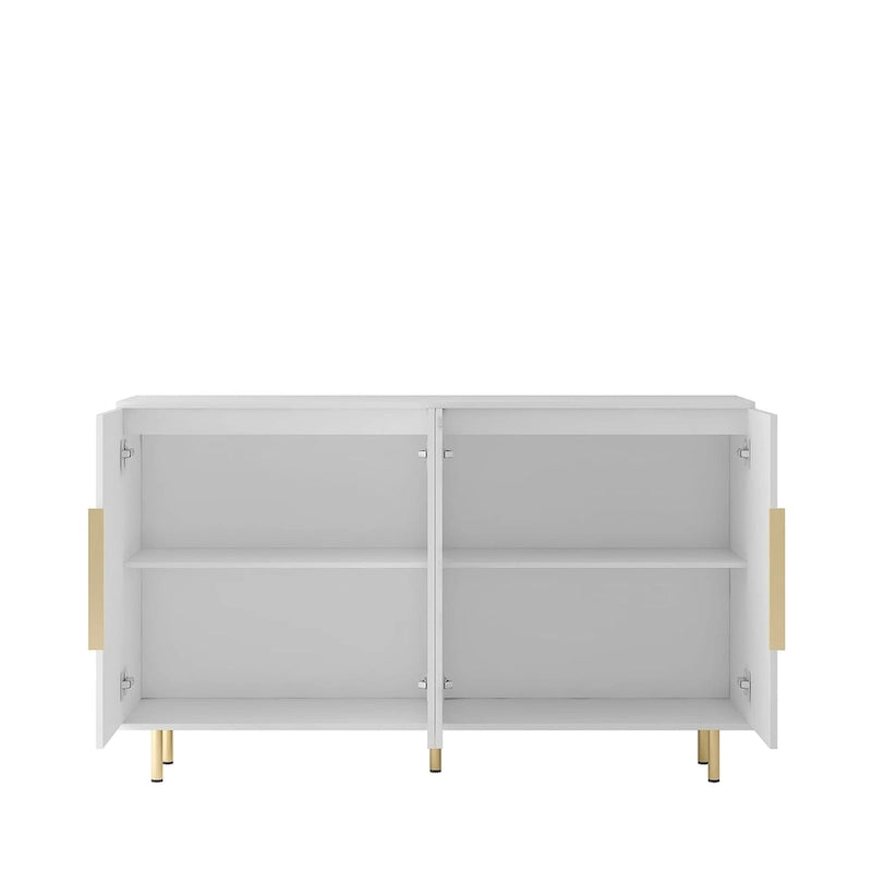 Mobile Credenza Moderno con Ante e Ripiani Regolabili