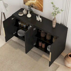 Mobile Credenza Moderno con Ante e Ripiani Regolabili