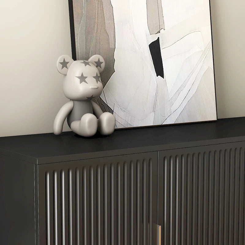 Mobile Credenza Moderno con Ante e Ripiani Regolabili