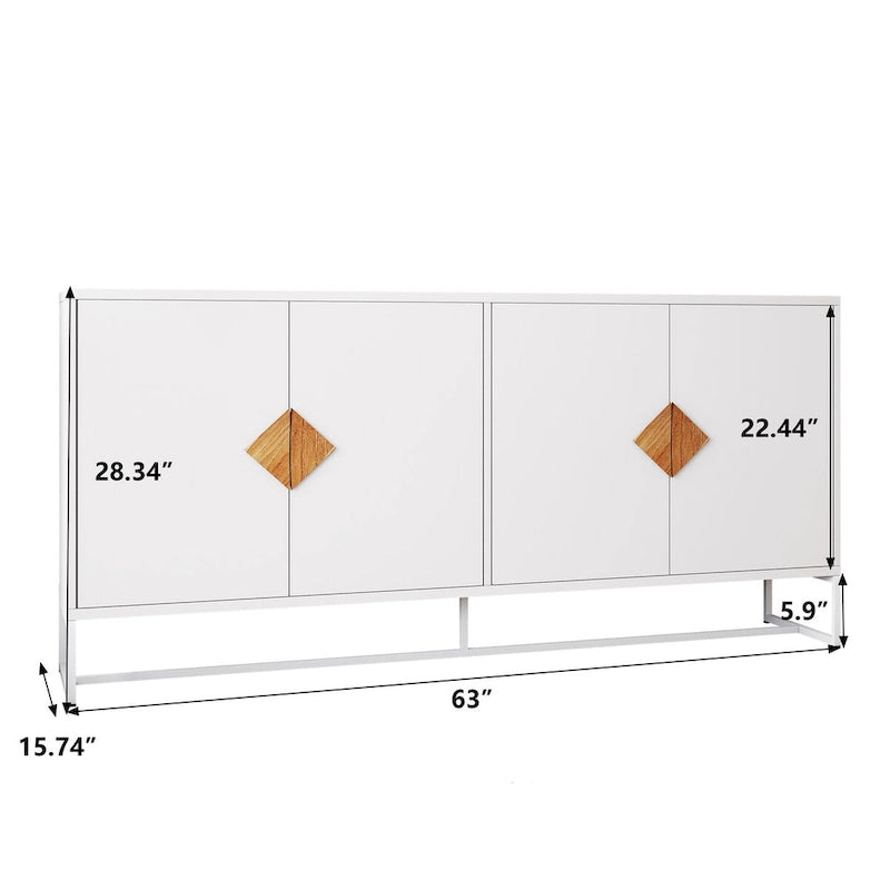 credenza a doppio contenitore