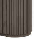 Credenza da ufficio verticale a righe con maniglie in metallo, regolabile, adatta per studio, ingresso e soggiorno