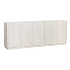 Mango Wood Five-Door Living Room Buffet Sideboard