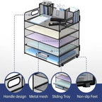 Organizzatore da scrivania a 5 ripiani - 33L x 23,5W x 34H cm