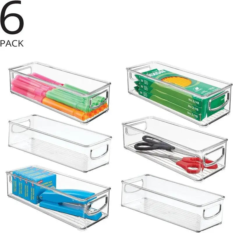 Contenitori piccoli in plastica per ufficio - 10L x 4P x 3A