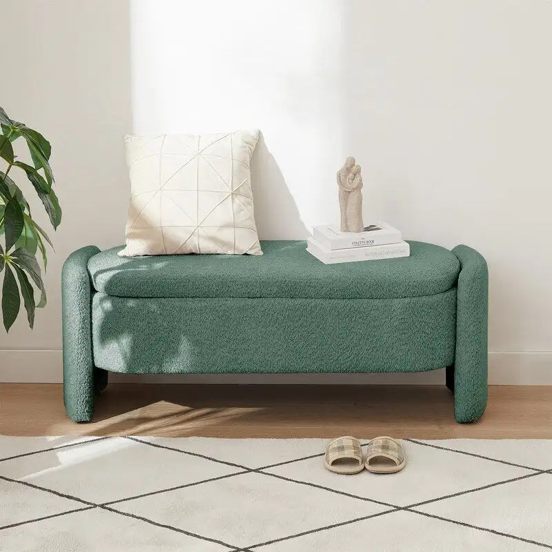Panca Contenitore Ovale Imbottita – 119,4L x 43,2P x 45,7A cm