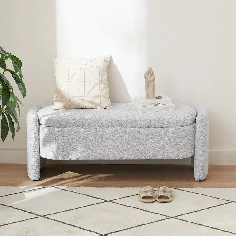 Panca Contenitore Ovale Imbottita – 119,4L x 43,2P x 45,7A cm