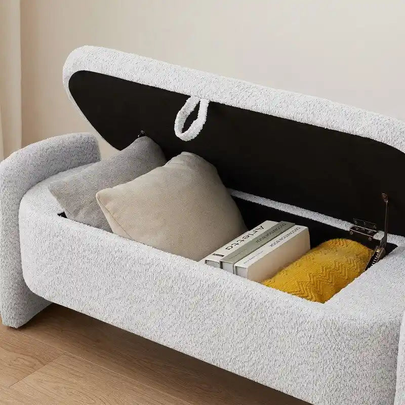 Panca Contenitore Ovale Imbottita – 119,4L x 43,2P x 45,7A cm