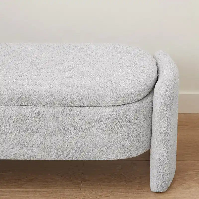 Panca Contenitore Ovale Imbottita – 119,4L x 43,2P x 45,7A cm