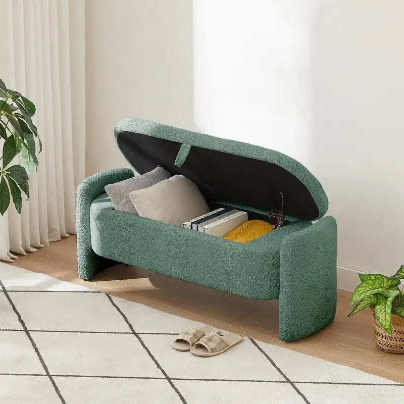 Panca Contenitore Ovale Imbottita – 119,4L x 43,2P x 45,7A cm