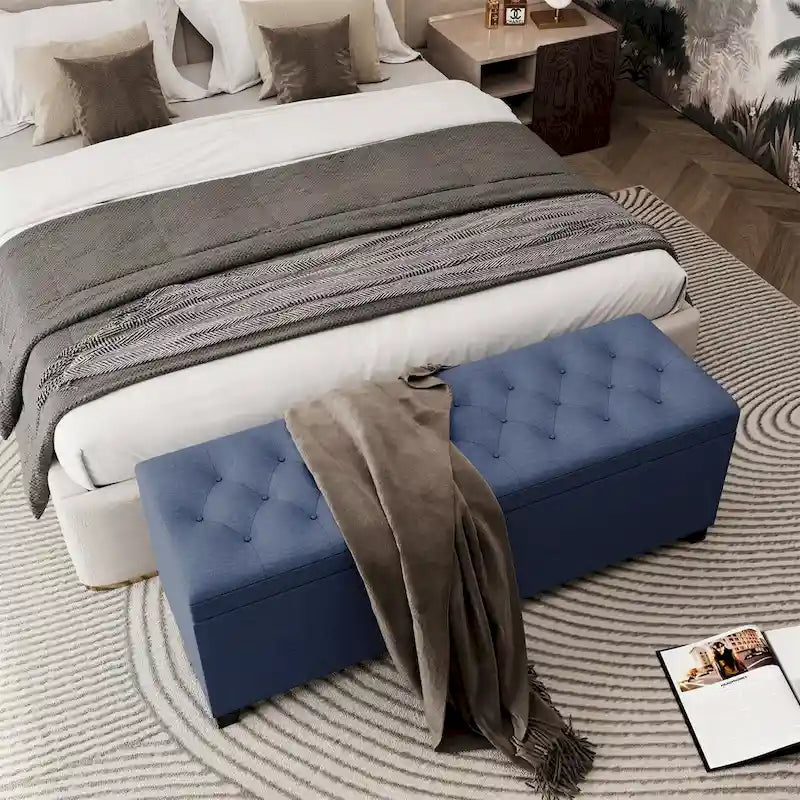 55.3 Panchina contenitore extra lunga con coperchio apribile
